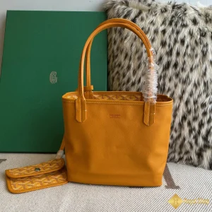 Túi Tote Goyard nữ Anjou mini màu vàng 8003