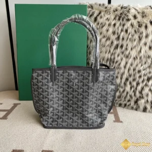 Túi Tote Goyard nữ Anjou mini màu xám 8003 cao cấp