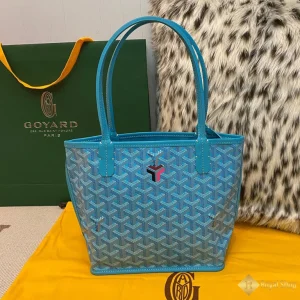 Túi Tote Goyard nữ Anjou mini màu xanh da trời 00750