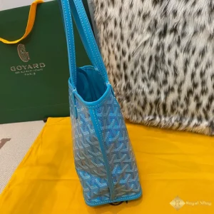 Túi Tote Goyard nữ Anjou mini màu xanh da trời 00750 mới