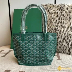 Túi Tote Goyard nữ Anjou mini màu xanh lá 8003 Hà Nội