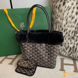 Túi Tote Goyard nữ mini màu đen 20cm