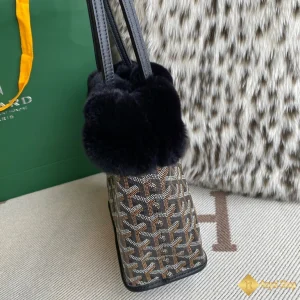 Túi Tote Goyard nữ mini màu đen 20cm hot