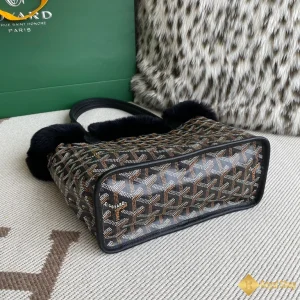 Túi Tote Goyard nữ mini màu đen 20cm siêu cấp