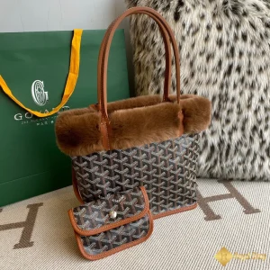 Túi Tote Goyard nữ mini màu nâu 20cm HCM