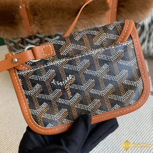 Túi Tote Goyard nữ mini màu nâu 20cm cao cấp