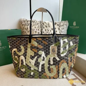 Túi xách Tote Goyard nữ Anjou GM hoạ tiết xanh bơ  8001