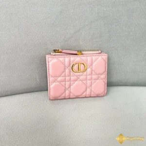 Ví Dior nữ Caro Dahlia màu hồng S5173