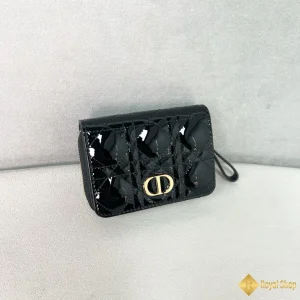 Ví Dior nữ Caro màu đen S5034