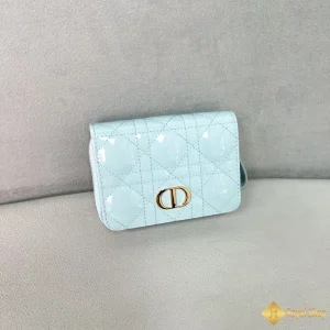 Ví Dior nữ Caro màu xanh S5034