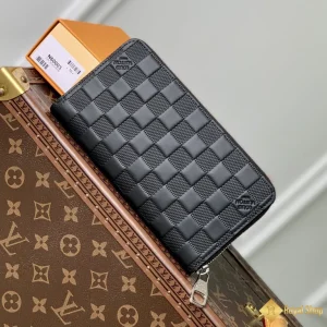 Ví LV nam Zippy Damier màu đen N60015