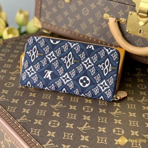 Ví LV nữ Zippy Monogram màu xanh đậm M69994