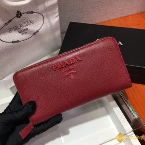 Ví Prada da Saffiano màu đỏ TBP MH1317