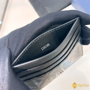 Ví nam Dior Card Holder màu đen 2ESCH135DCO siêu cấp