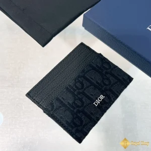 Ví nam Dior Card Holder màu đen 2ESCH135YSE_H03E chính hãng