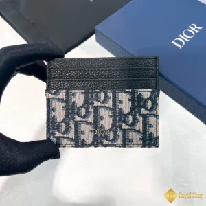 Ví nam Dior Card Holder màu đen 2ESCH135YSE_H05E