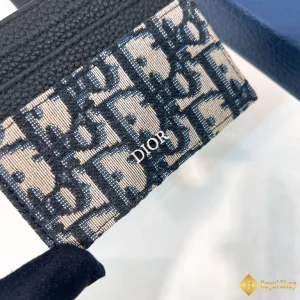 Ví nam Dior Card Holder màu đen 2ESCH135YSE_H05E HCM