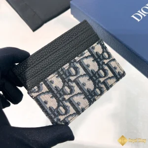 Ví nam Dior Card Holder màu đen 2ESCH135YSE_H05E hot