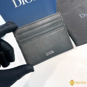 Ví nam Dior Card Holder màu đen S8121