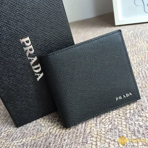 Ví nam Prada da Saffiano Black TBP0513