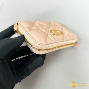 Ví ngắn Dior nữ caro màu be TD800 like auth