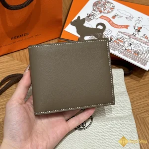 Ví ngắn Hermes nam ck18Etoupe THM8011