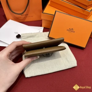 Ví ngắn nữ Hermes Calvi THM60082 được làm thủ công