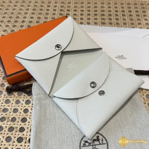 Ví ngắn nữ Hermes Calvi duo THM60076 mới