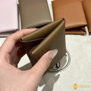 Ví ngắn nữ Hermes Calvin duo THM60067 được làm thủ công