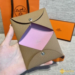 Ví nữ Hermes Calvi Duo THM60089 chính hãng