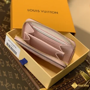 Ví nữ LV Zippy Coin Purse Monogram màu hồng M80408 2024