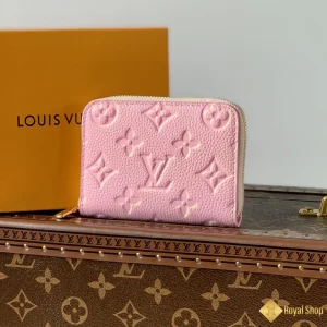 Ví nữ LV Zippy Coin Purse Monogram màu hồng M81467 chính hãng