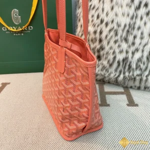 chất liệu Túi Tote Goyard nữ Anjou mini màu hồng cam 8003