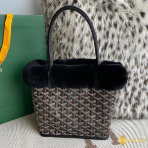 chất liệu Túi Tote Goyard nữ mini màu đen 20cm