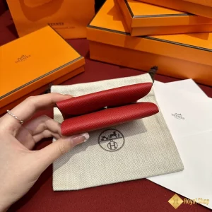 chất liệu Ví ngắn nữ Hermes Calvi THM600102