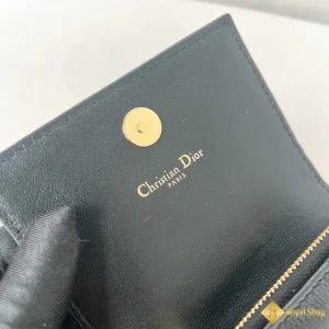 chất liệu Ví nữ Dior Caro Glycine màu đen S5132