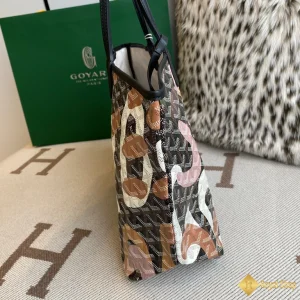 chi tiết Túi Tote Goyard nữ Anjou PM màu nâu 8002