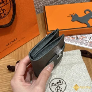 chi tiết Ví ngắn nữ Hermes Bearn mini THM60014