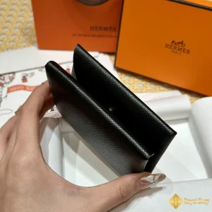 chi tiết Ví ngắn nữ Hermes Calvin duo THM60072