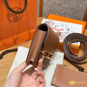 chi tiết Ví ngắn nữ Hermes Roulis slim THM60052