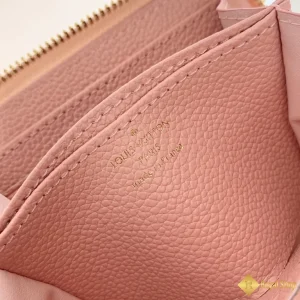 chi tiết Ví nữ LV Zippy Coin Purse Monogram màu hồng M81467