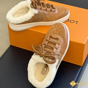 địa chỉ mua Giày sneaker nữ LV hở lưng lót lông CK5902