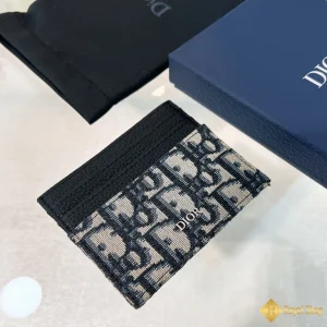 địa chỉ mua Ví nam Dior Card Holder màu đen 2ESCH135YSE_H05E