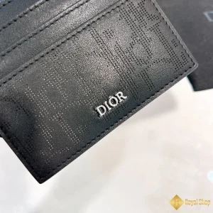 giá Ví nam Dior Card Holder màu đen S8121