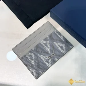 giá Ví nam Dior Card Holder màu xám 2ESCH135DCO