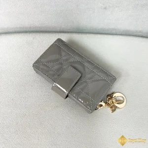 giá Ví nữ Dior đựng thẻ Lady Dior Jasmine màu xám S0074