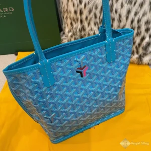 hình ảnh Túi Tote Goyard nữ Anjou mini màu xanh da trời 00750