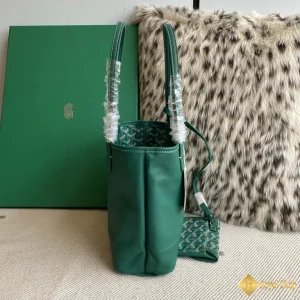 hình ảnh Túi Tote Goyard nữ Anjou mini màu xanh lá 8003