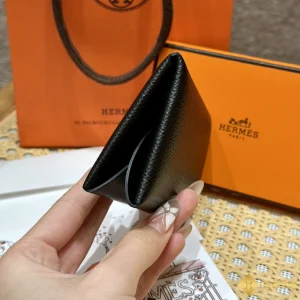 hình ảnh Ví ngắn nữ Hermes Calvin duo THM60072