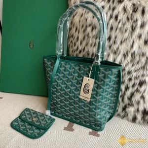 sự tinh tế Túi Tote Goyard nữ Anjou mini màu xanh lá 8003